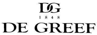 DE GREEF DG 1848 logo