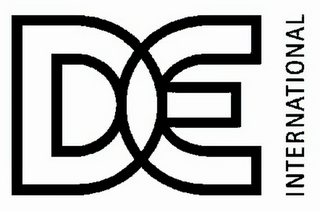 DE INTERNATIONAL logo
