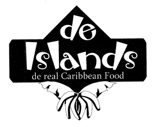 DE ISLANDS DE REAL CARIBBEAN FOOD logo