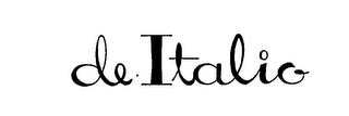 DE ITALIO logo