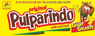 DE LA ROSA HOT AND SALTED TAMARIND PULP CANDY / DULCE DE TAMARINDO, SALADO Y ENCHILADO ORIGINAL PULPARINDO WITH REAL FRUIT P GIANT GIGANTE logo