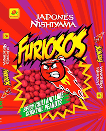 DE LA ROSA JAPONÉS NISHIYAMA FURIOSOS KAMIKAZE SPICY CHILI AND LIME COCKTAIL PEANUTS logo