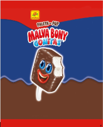 DE LA ROSA PALETA-POP MALVA BONY GOMITAS logo