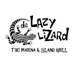 DE LAZY LIZARD TIKI MARINA & ISLAND GRILL logo