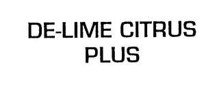 DE-LIME CITRUS PLUS logo