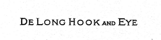 DE LONG HOOK AND EYE logo
