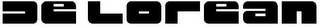 DE LOREAN logo