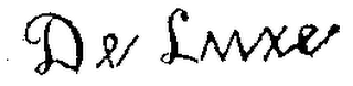 DE LUXE logo
