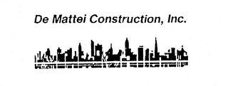 DE MATTEI CONSTRUCTION, INC. logo