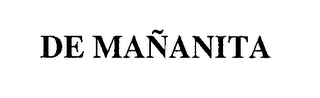 DE MAÑANITA logo