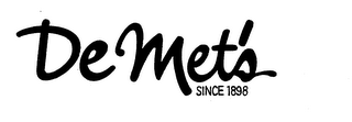 DE MET'S SINCE 1898 logo