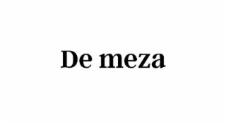 DE MEZA logo