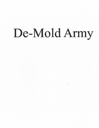 DE-MOLD ARMY logo