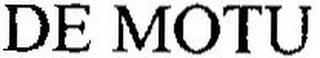DE MOTU logo