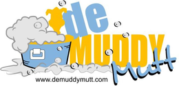 DE MUDDY MUTT WWW.DEMUDDYMUTT.COM logo