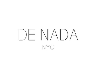 DE NADA NYC logo