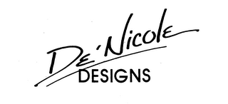 DE' NICOLE DESIGNS logo