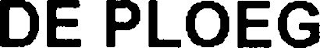 DE PLOEG logo