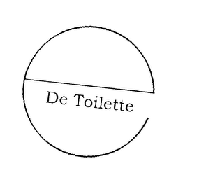 DE TOILETTE logo