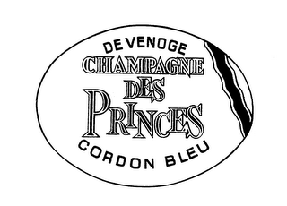 DE VENOGE CHAMPAGNE DES PRINCES CORDON BLEU logo