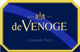 DE VENOGE CORDON BLEU DEPUTS 1837 logo