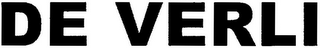DE VERLI logo