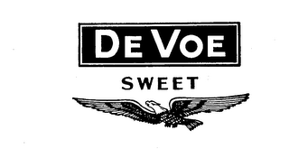 DE VOE SWEET logo