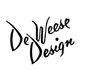DE WEESE DESIGN logo