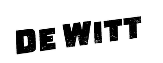 DE WITT logo