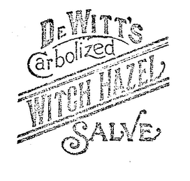 DE WITT'S CARBOLIZED WITCH HAZEL SALVE logo