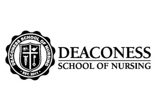 DEACONESS SCHOOL OF NURSING · EST. 2011· DEACONESS SCHOOL OF NURSING logo