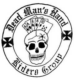 DEAD MAN'S HAND RIDERS GROUP A 8 10 logo