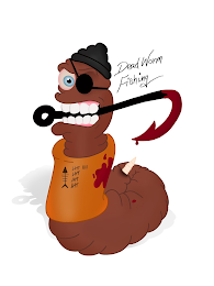 DEAD WORM FISHING logo