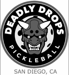 DEADLY DROPS PICKLEBALL SAN DIEGO, CA logo