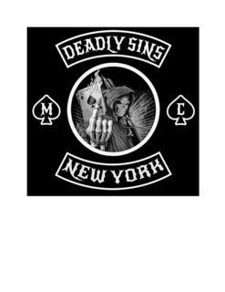 DEADLY SINS M C NEW YORK logo