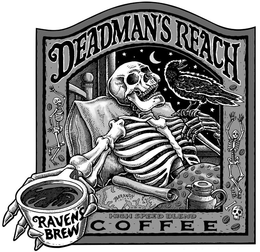 DEADMAN'S REACH RAVEN'S BREW HIGH SPEED BLEND COFFEE BARANOF ISLAND logo