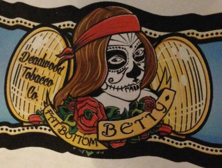 DEADWOOD TOBACCO CO. FAT BOTTOM BETTY logo