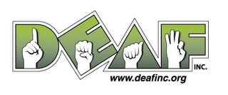 DEAF INC. WWW.DEAFINC.ORG logo