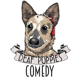 DEAF PUPPIES COMEDY logo