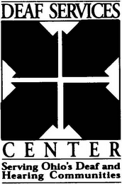 DEAF SERVICES CENTER SERVING OHIO'S DEAF AND HEARING COMMUNITIES logo