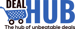 DEAL HUB THE HUB OF UNBEATABLE DEALS logo