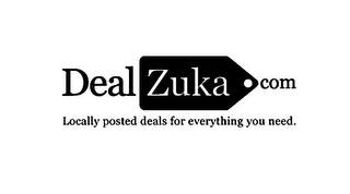 DEAL ZUKA. COM LOCALLY POSTED DEALS FOR EVERYTHING YOU NEED. logo