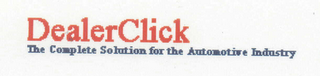 DEALER CLICK THE COMPLETE SOLUTION FOR THE AUTOMOTIVE INDUSTRY logo