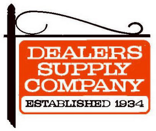 DEALERS SUPPLY COMPANY ESTABLISHED 1934 logo