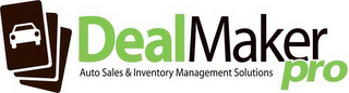 DEALMAKER PRO AUTO SALES & INVENTORY MANAGEMENT SOLUTIONS logo