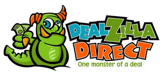 DEALZILLA DIRECT ONE MONSTER OF A DEAL logo
