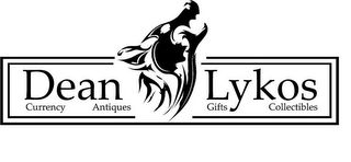 DEAN LYKOS CURRENCY ANTIQUES GIFTS COLLECTIBLES logo