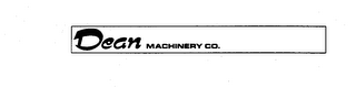 DEAN MACHINERY CO. logo