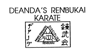 DEANDA'S RENBUKAI KARATE INNER STRENGTH DISCIPLINE RENBUKAI logo