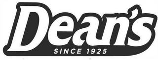 DEAN'S SINCE 1925 logo